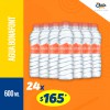 Agua Purificada Bonafont 600 ml 24 pzas