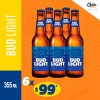 Cerveza Bud Light Botella 355 ml 6 pzas